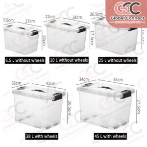 Plasticware – Stackable Storage Boxes